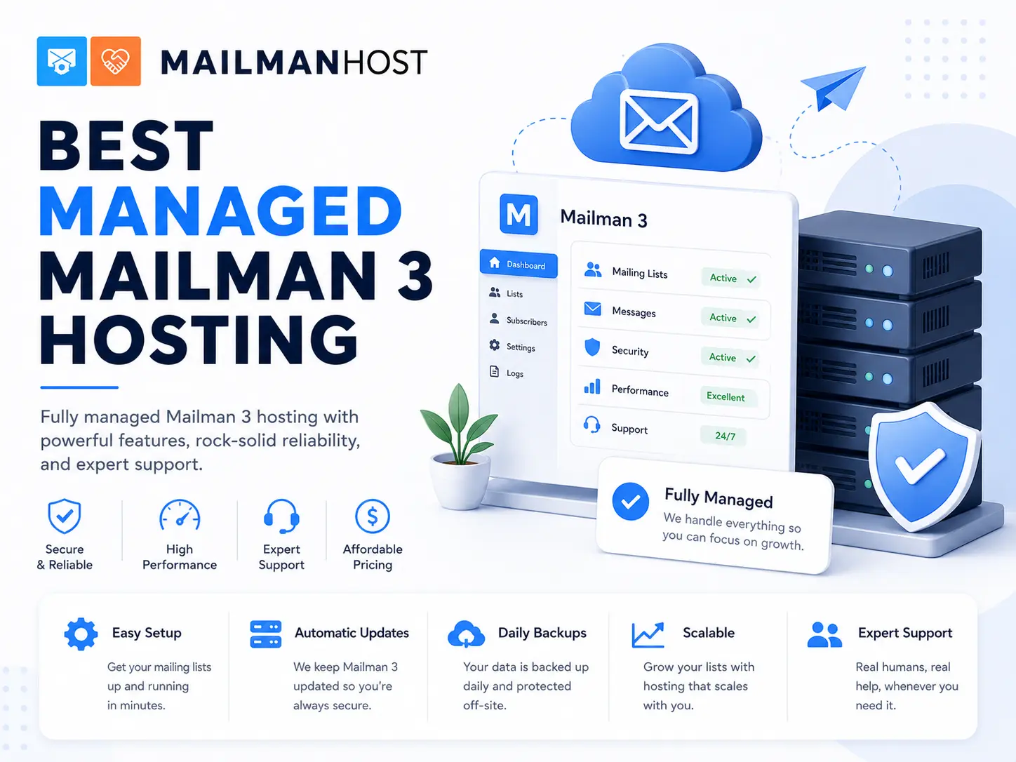 managed Mailman 3 hosting, Mailman 3 hosting services, deliverability, migration help, managed VPS